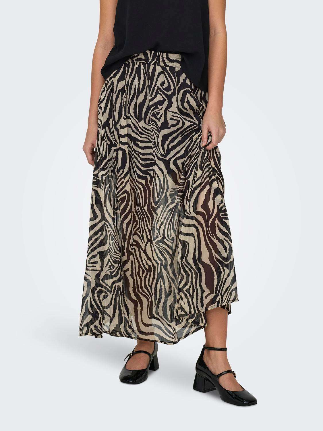 Плиссированная юбка ONLASTA LIFE SLIT ANKEL SKIRT PTM