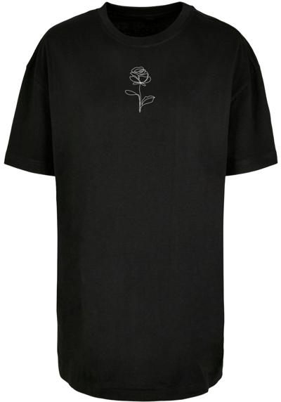 футболка Damen Ladies Rose Oversized Boyfriend Tee