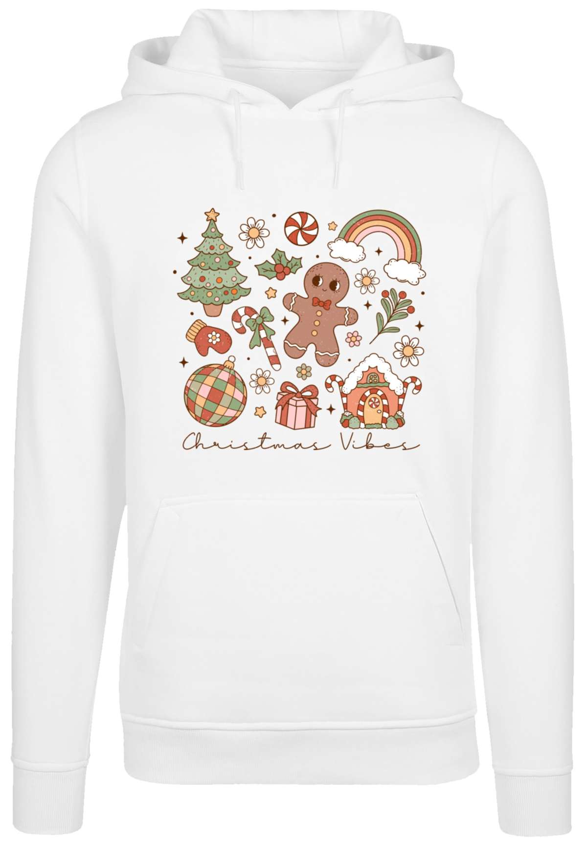 Толстовка с капюшоном Christmas Vibes Cozy Cute Winter