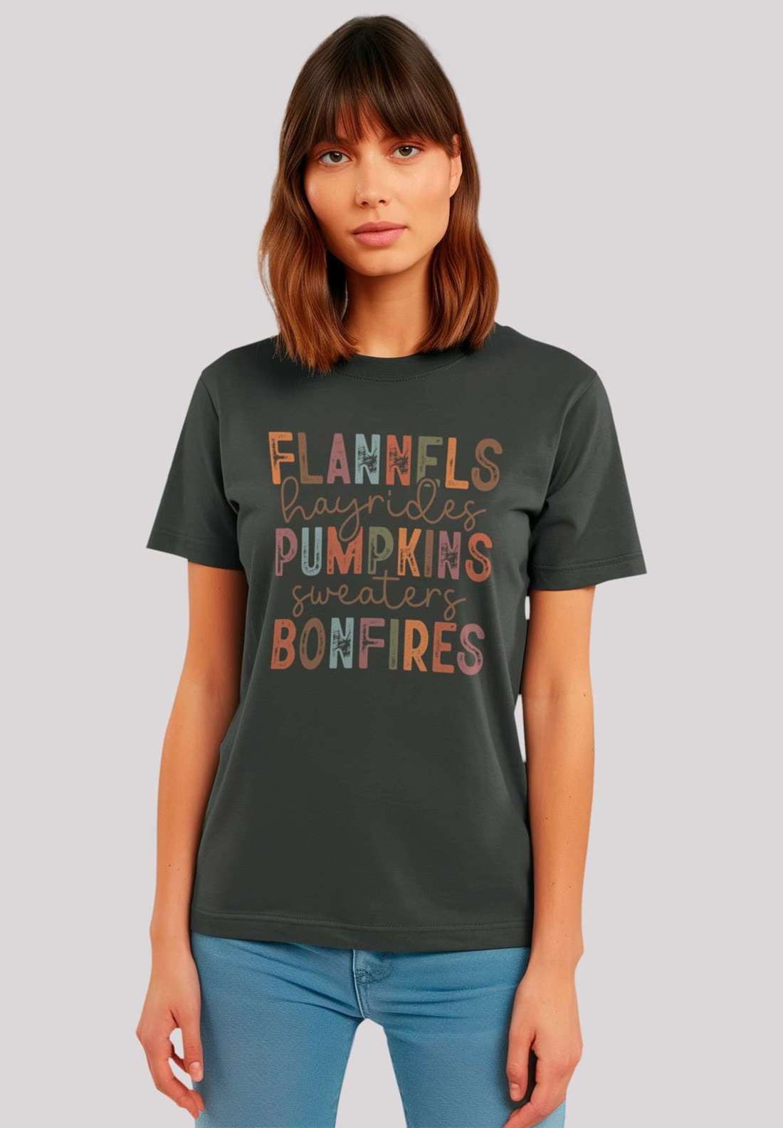 футболка flannels Pumpkins Kürbis bonfires