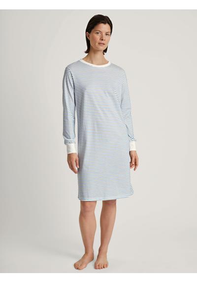 Ночная рубашка с мягкими манжетами на манжетах. Cotton Stripes