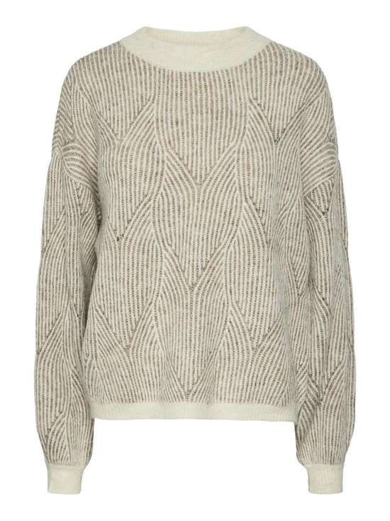 Свитер с круглым вырезом PCJENNA LS O-NECK KNIT NOOS BC