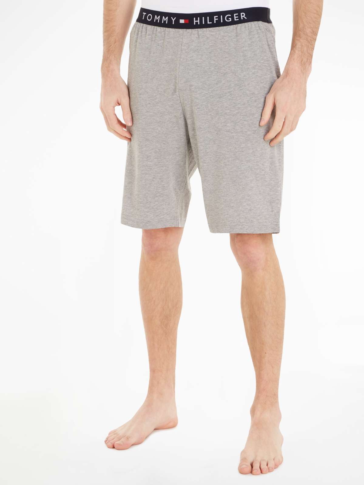 Шорты для сна с надписью логотипа Tommy Hilfiger на поясе. JERSEY SHORT