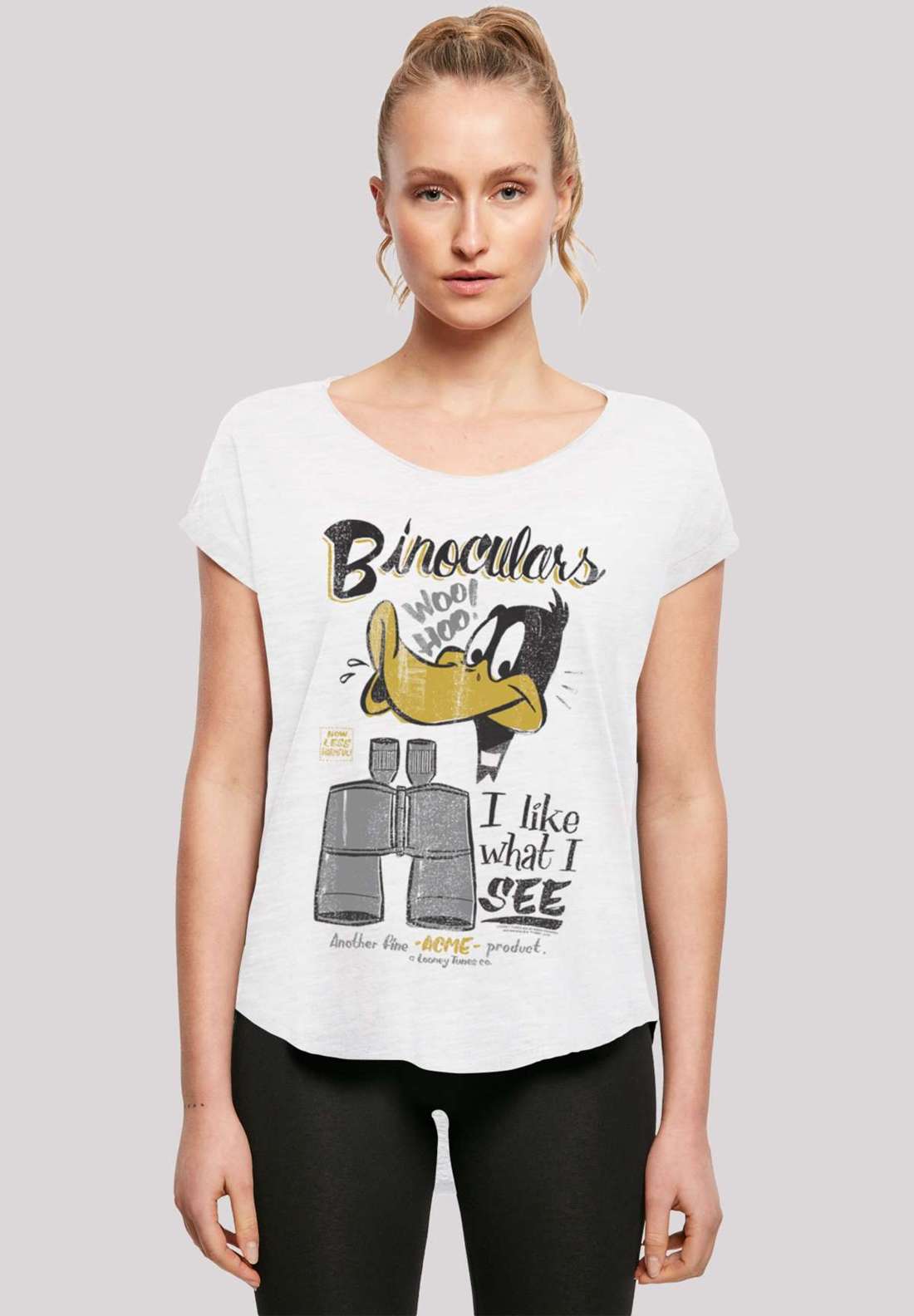 футболка Looney Tunes Daffy Duck Binoculars Vintage