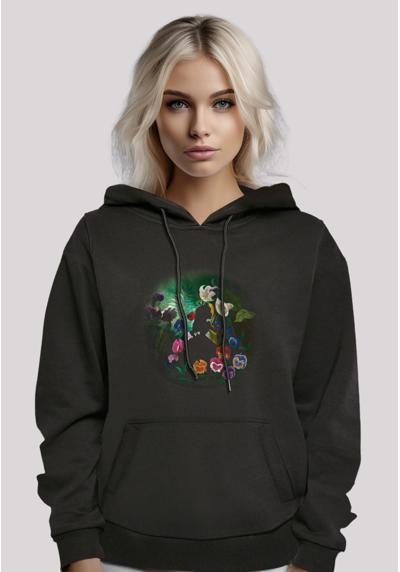 Толстовка с капюшоном Disney Alice im Wunderland Black Flower