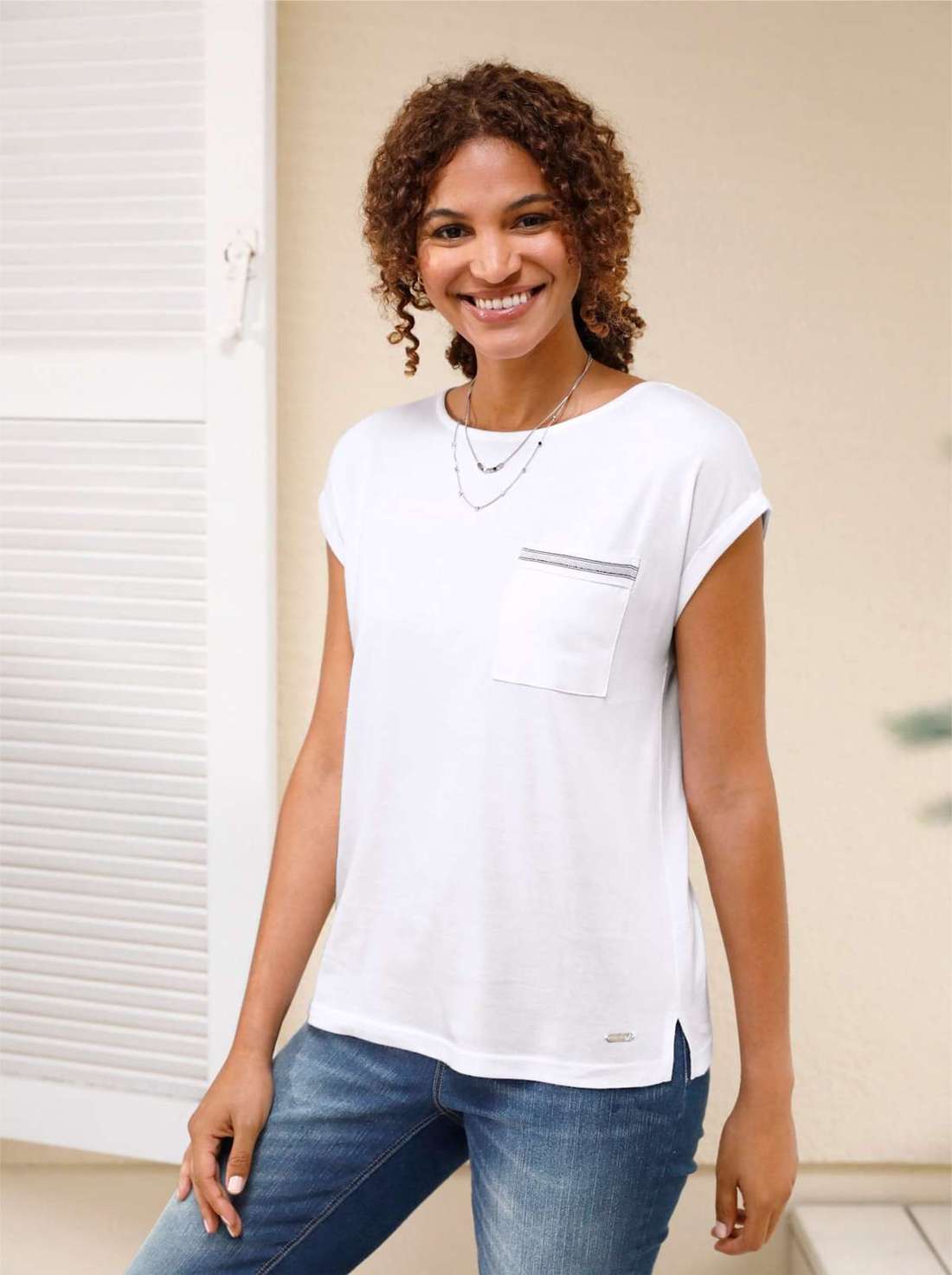 рубашка с круглым вырезом Shirt