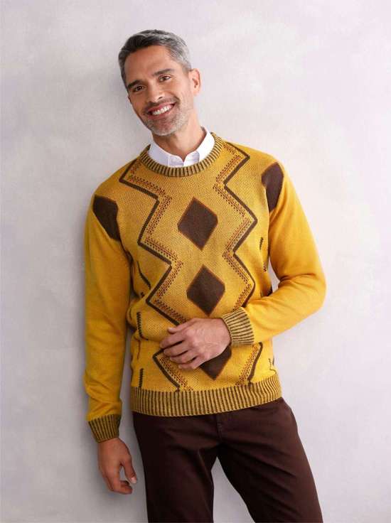 Свитер с круглым вырезом Rundhals-Pullover