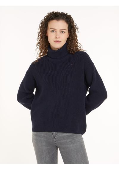 Вязаный свитер с высоким воротником CO CARDI STITCH ROLL-NK SWEATER