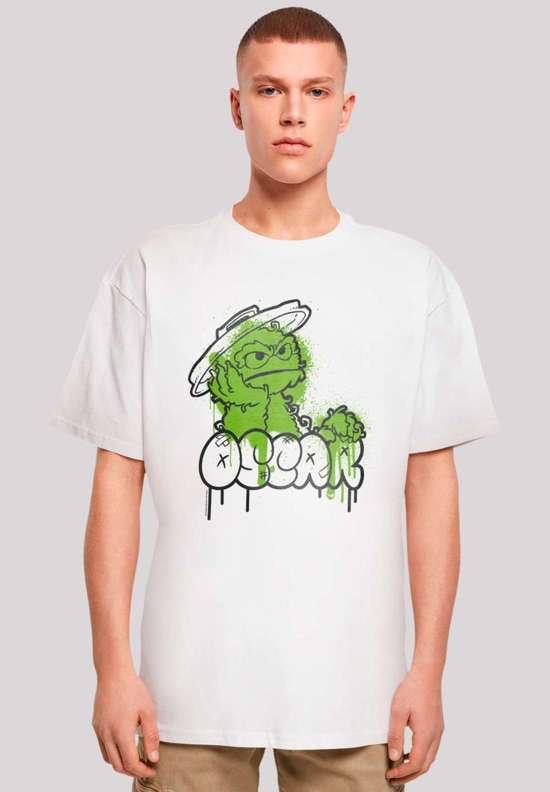 футболка Sesamstraße Oscar Graffiti