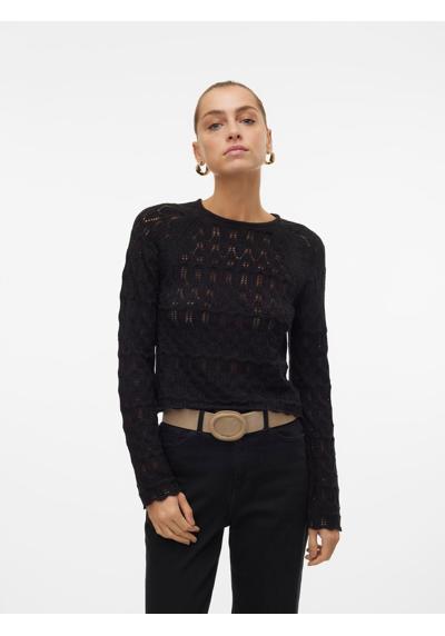 Вязаный свитер VMNEWFABIENNE LS O-NECK PULLOVER NOOS