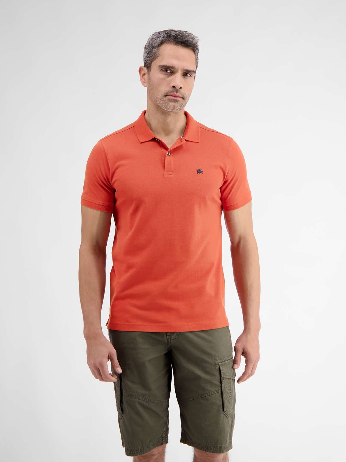 рубашка поло LERROS Basic Poloshirt fur Herren