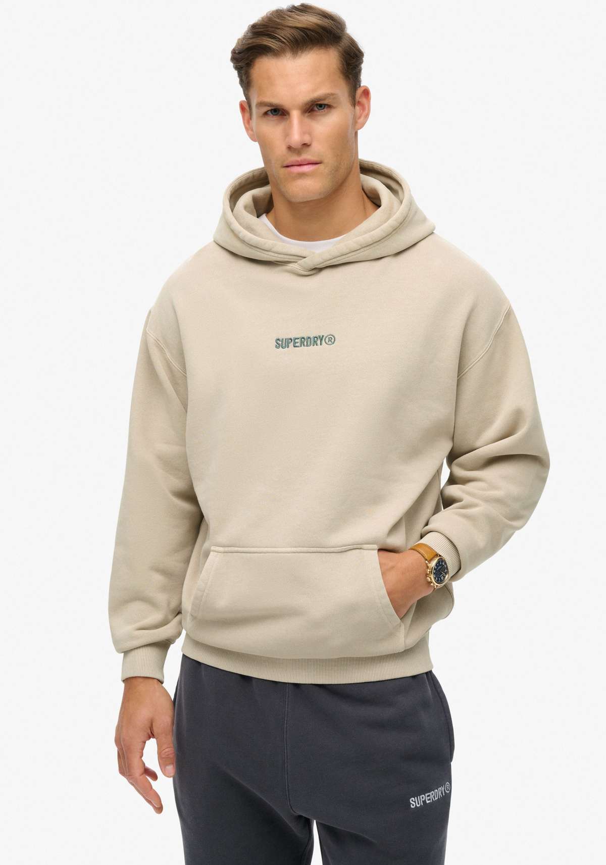 Толстовка с капюшоном MICRO LOGO GRAPHIC LOOSE HOOD