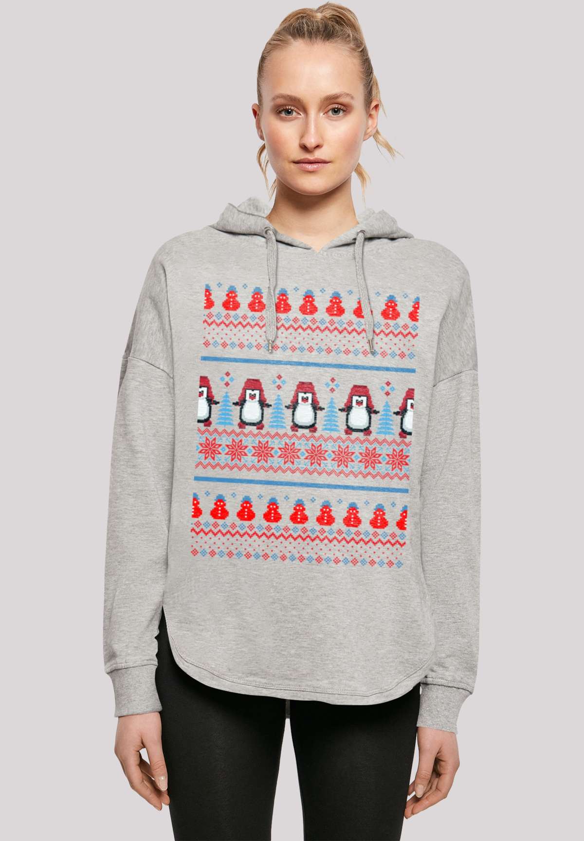 Толстовка с капюшоном Christmas Pinguin Muster