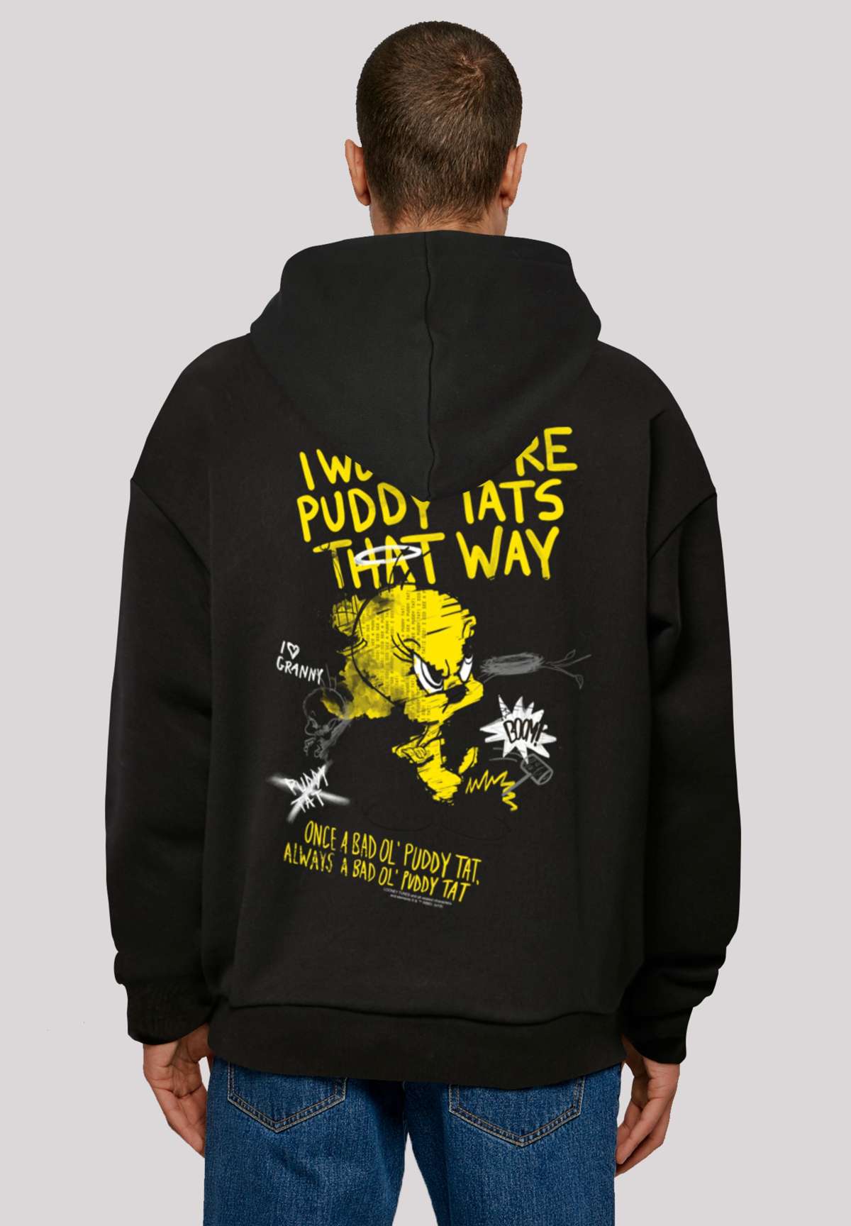 Толстовка с капюшоном Looney Tunes Tweety Pie More Puddy Tats