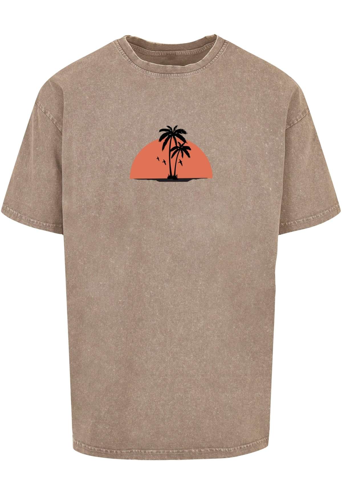 футболка Herren Summer - Beach Acid Washed Oversize Tee