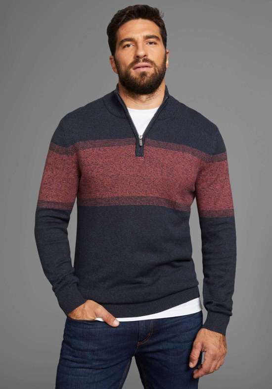 Тройер с узорными полосками - НОВАЯ КОЛЛЕКЦИЯ Bis Größe 5XL