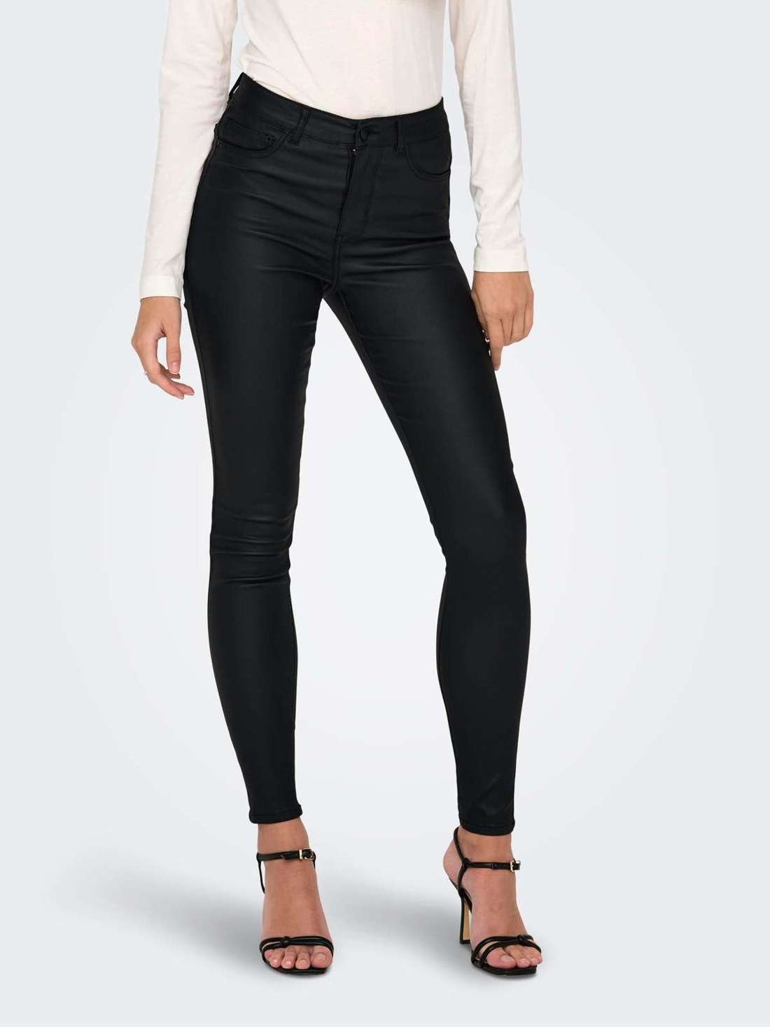 Брюки из искусственной кожи NEWTHUNDER COATED HIGH SKN PNT NOOS