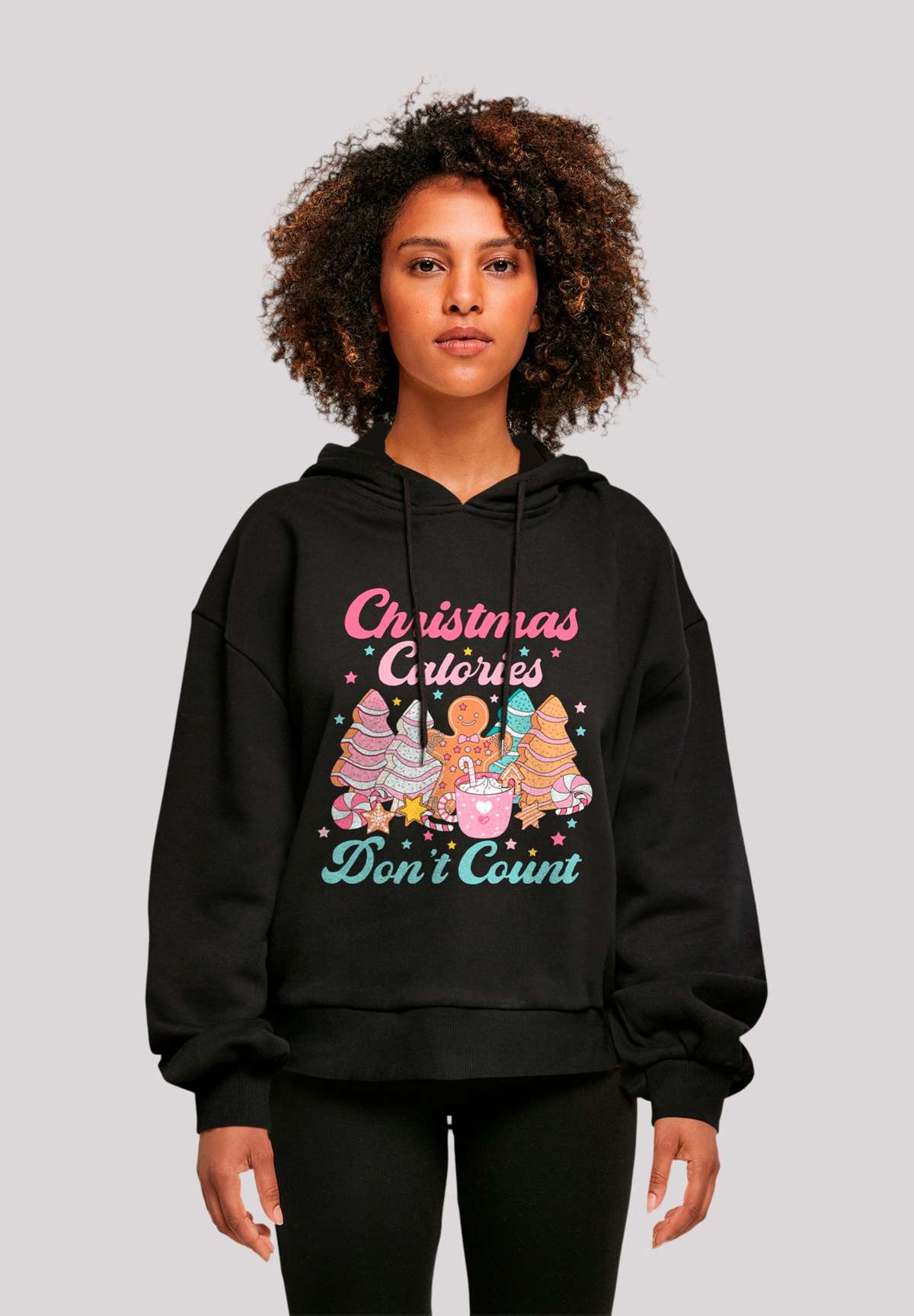 Толстовка с капюшоном Weihnachten Calories Dont Count Candy