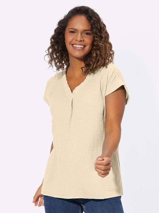 Блузка с короткими рукавами