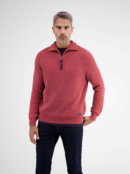 Вязаный свитер LERROS Strickpullover im Troyer-Style