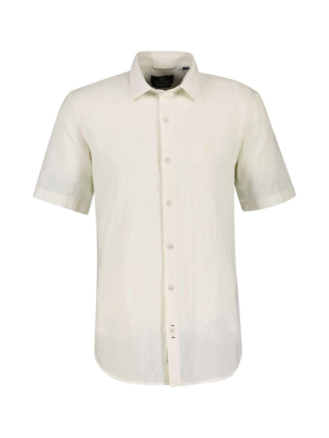 Рубашка с коротким рукавом LERROS Unifarbenes Halbarmhemd, vorgewaschen