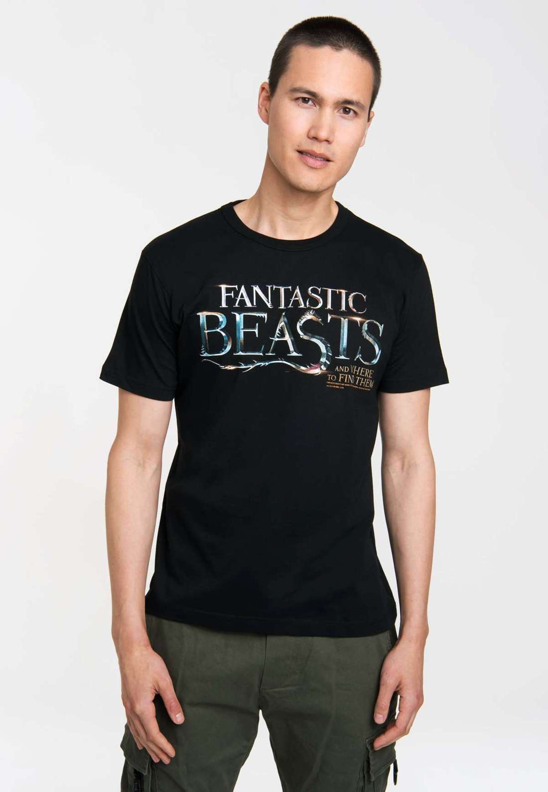 Футболка с великолепным принтом спереди Fantastic Beasts