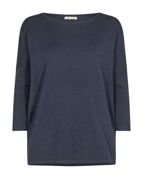 Вязаный свитер с рукавами 3/4. FQJONE