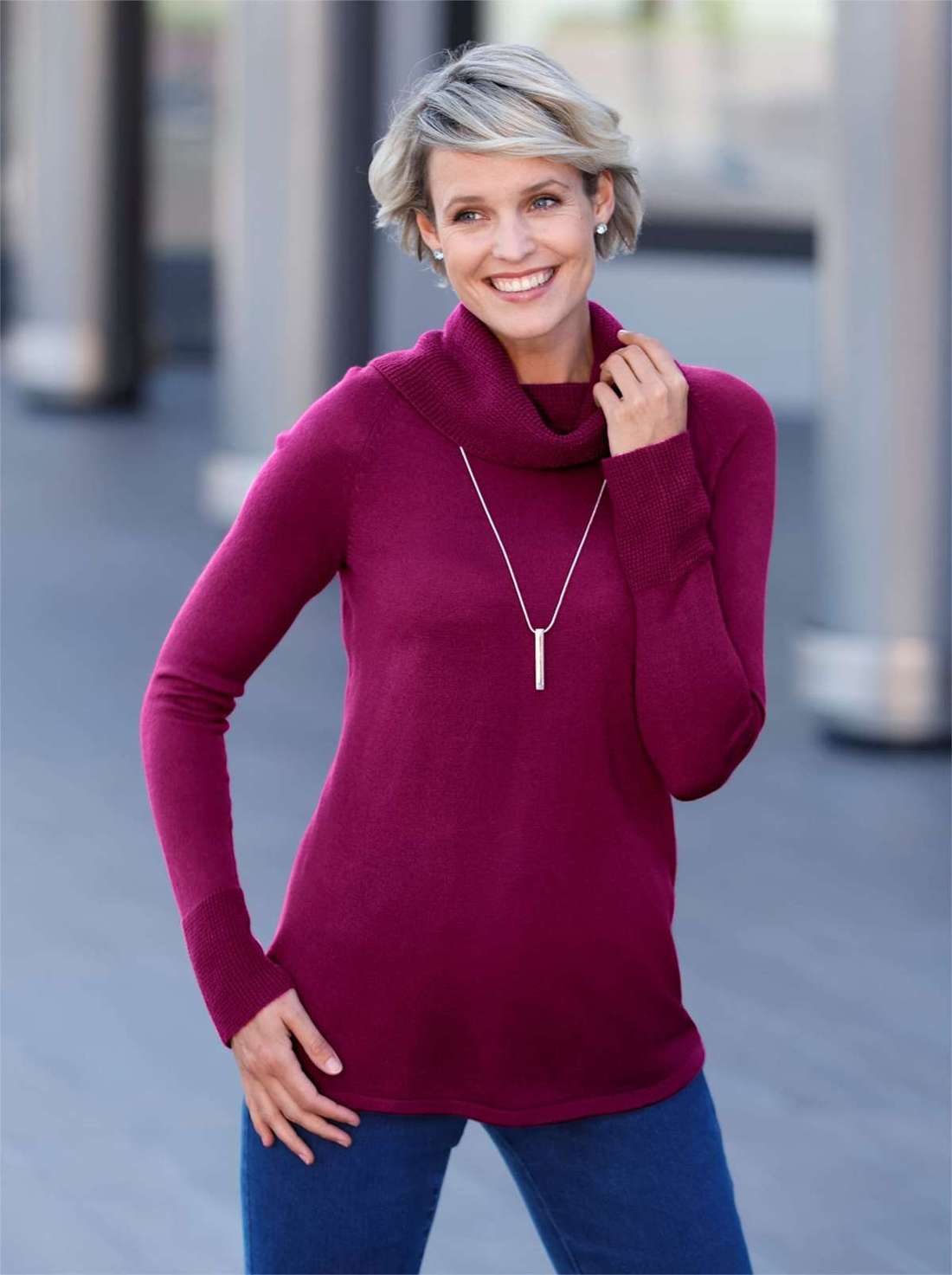 Свитер с высоким воротником Rollkragen-Pullover