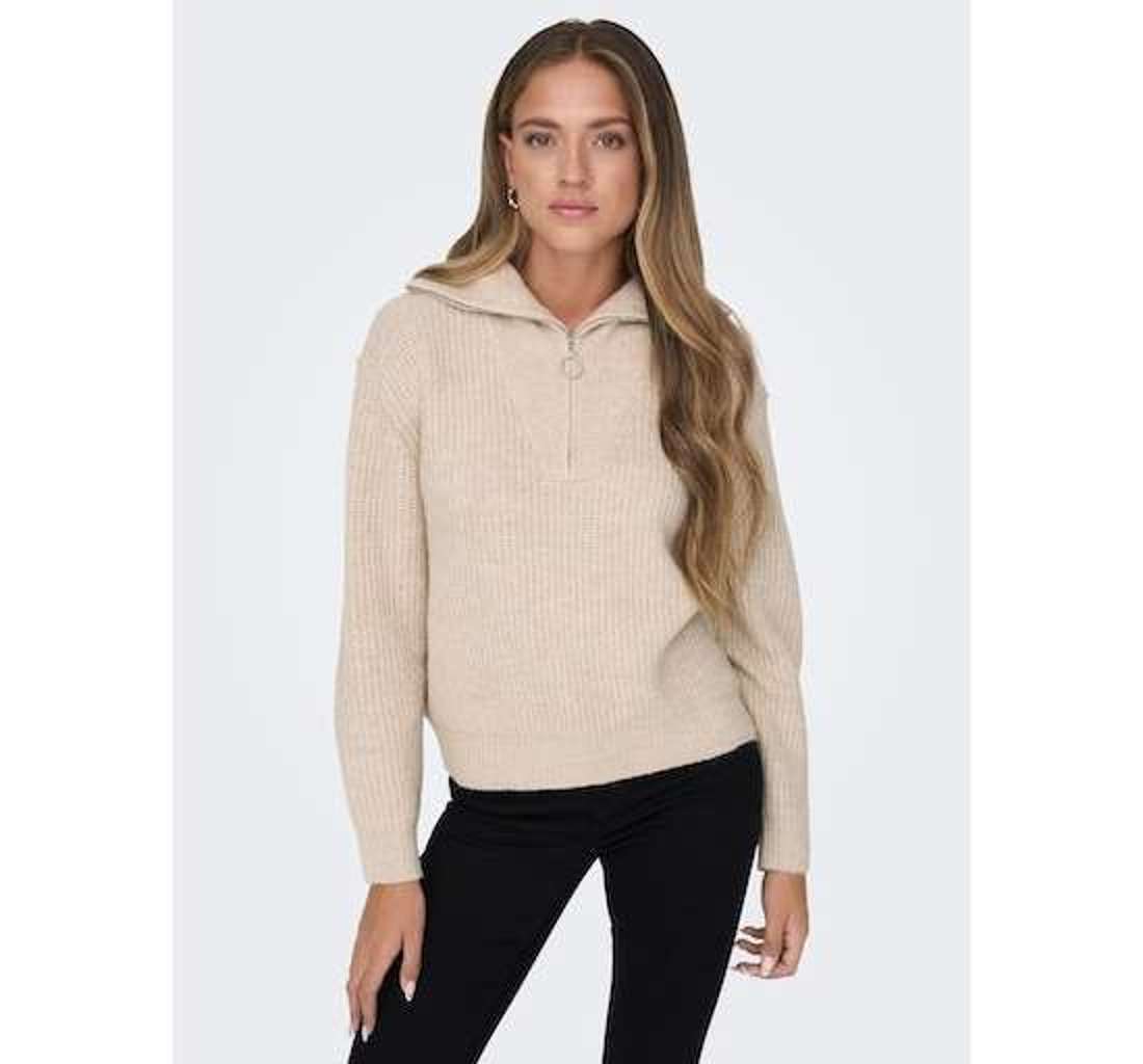Вязаный свитер ONLBAKER L/S ZIP PULLOVER KNT NOOS