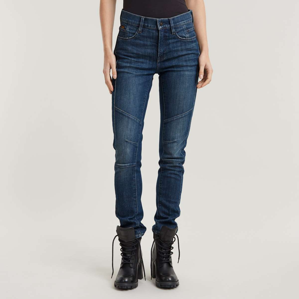Байкерские джинсы Ace 2.0 Biker Slim Straight Wmn