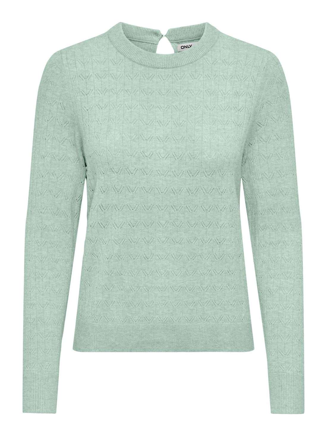 Свитер с круглым вырезом ONLANDRIA LS BACK DETAIL O-NECK CC KNT