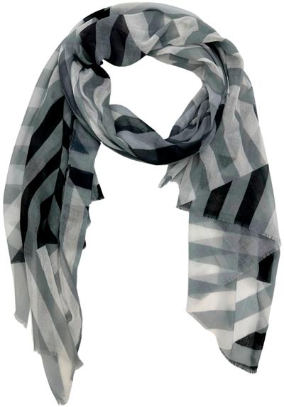 Модный шарф с узором в виде линий