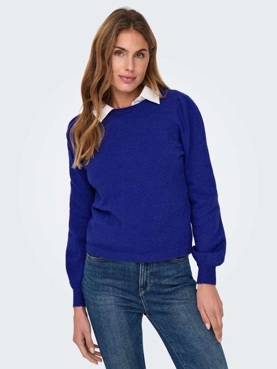 Свитер с круглым вырезом ONLKATIA LS STRUCTURE PUFF O-NECK CC KNT