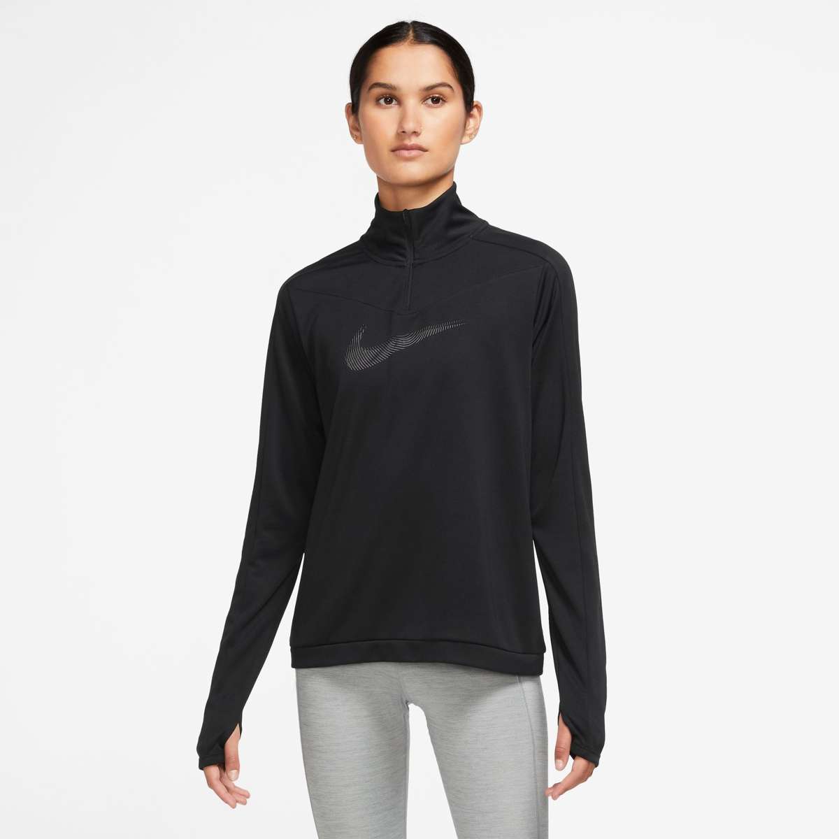 Беговая рубашка DRI-FIT SWOOSH WOMEN`S 1/-ZIP RUNNING TOP