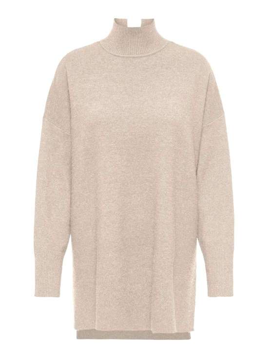 Свитер с воротником-стойкой ONLIBI LS LOOSE SPLIT NECK CC KNT