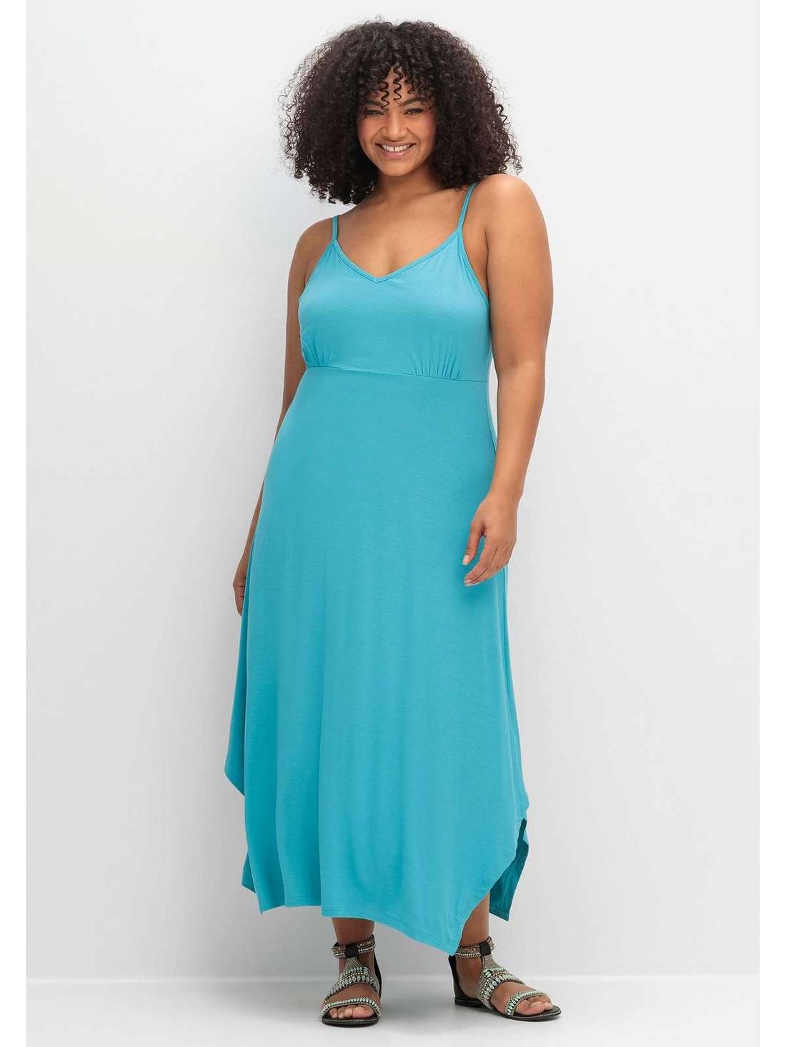 Платье из джерси с острым взглядом Große Größen