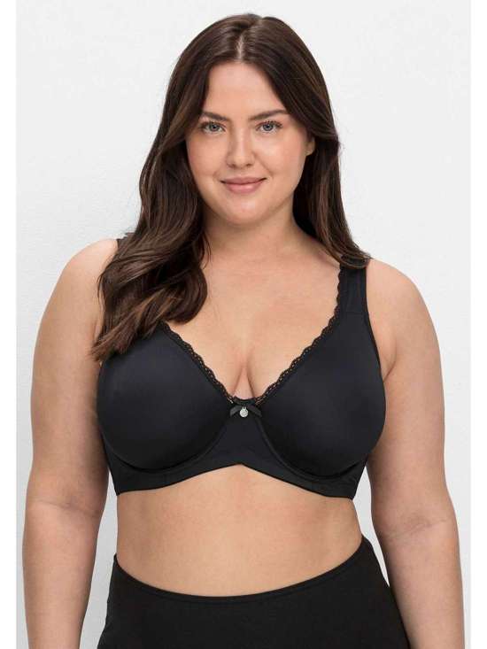 Бюстгальтер на косточках в двойной упаковке с кружевной отделкой Große Größen