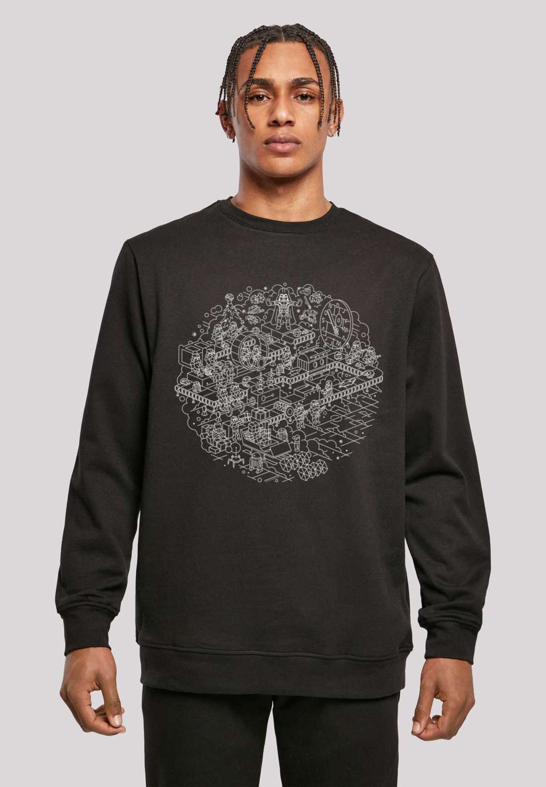 Толстовка с капюшоном Star Wars Christmas Death Star Todesstern