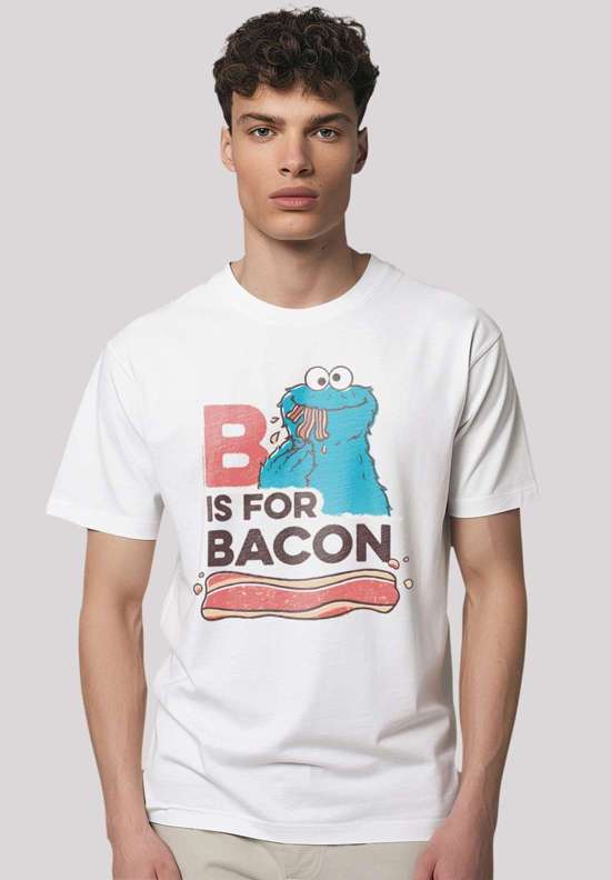 футболка Sesamstraße Cookie Monster Bacon
