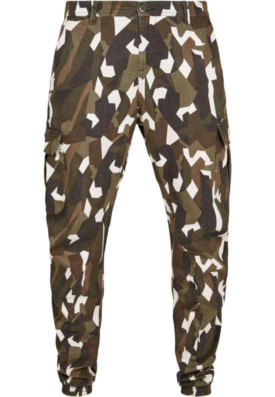 Брюки-карго Urban Classics Herren Geometric Camo Stretch Twill Cargo Pants