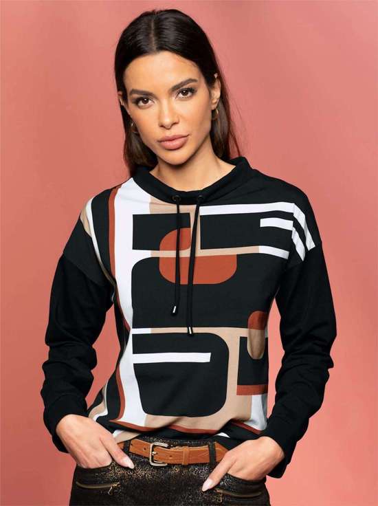 Рубашка с длинным рукавом Druck-Shirt