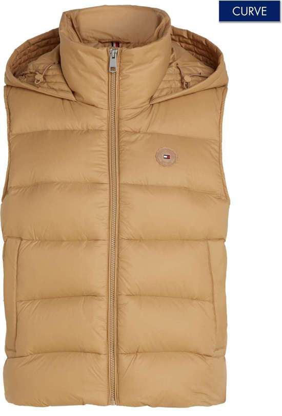 Стеганый жилет больших размеров. CRV CASUAL LW DOWN HOOD VEST