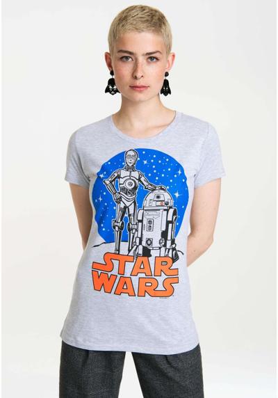 Футболка с классным принтом спереди R2-D2 & C-3PO Star Wars
