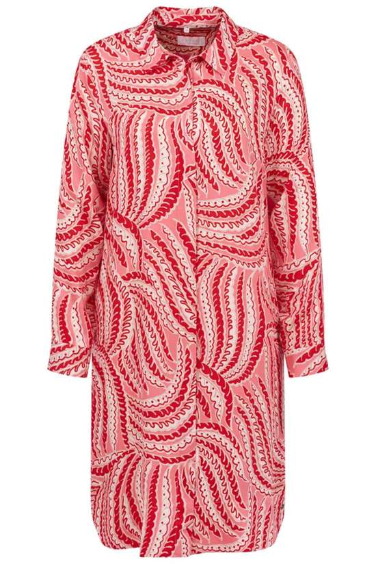 Платье-блузка с графическими принтами