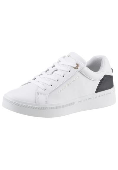 Кроссовки на платформе с контрастной окантовкой на пятке ELEVATED ESSENTIAL COURT SNEAKER