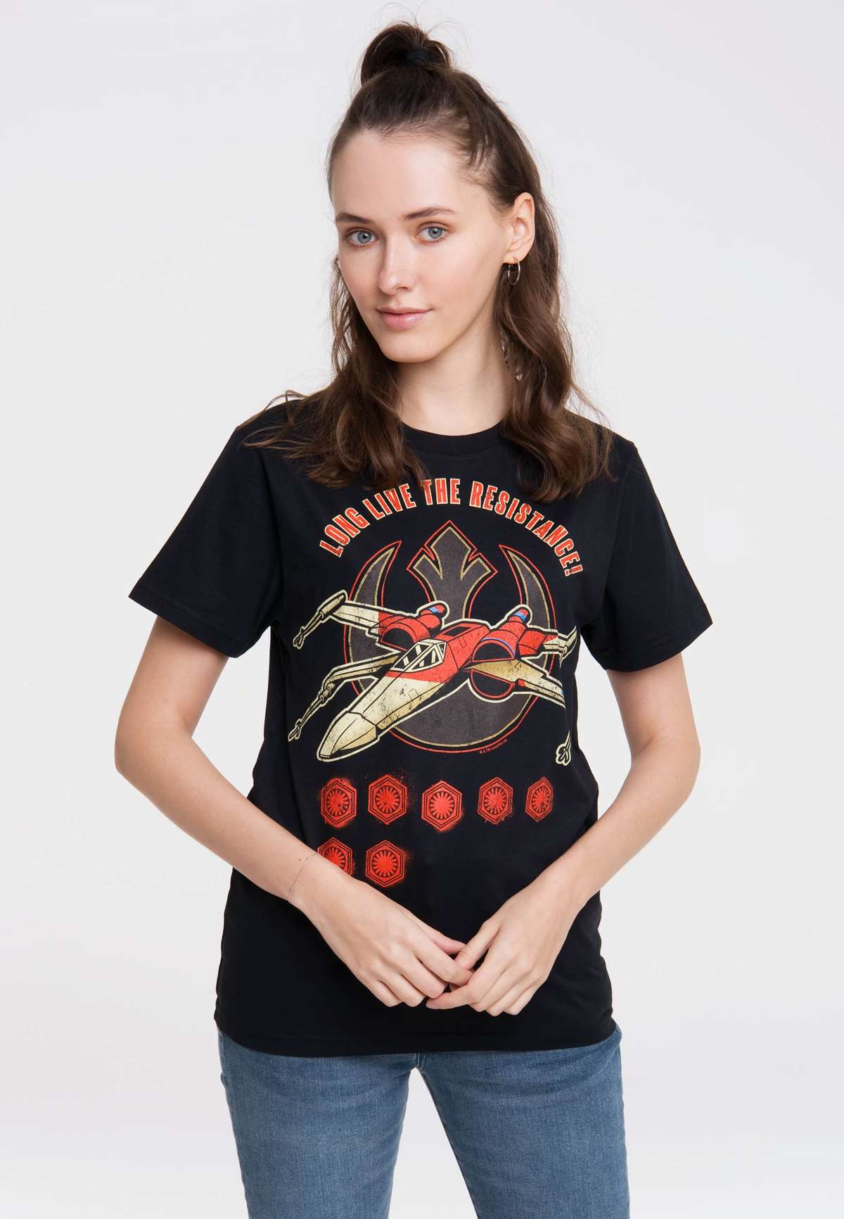 Футболка с лицензионным оригинальным дизайном Star Wars - Long Live The Resistance