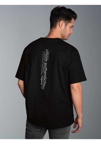 футболка TRIGEMA Oversized T-Shirt mit Rückenprint