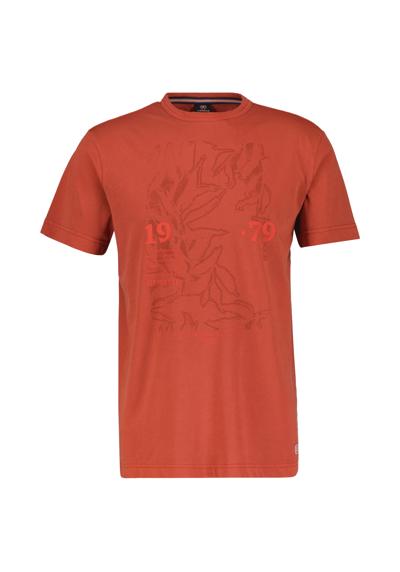 футболка LERROS Herren-T-Shirt mit Brust-Print