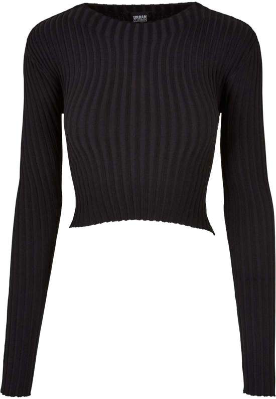 Свитер с круглым вырезом Urban Classics Damen Ladies Short Rib Knit Twisted Back Sweater