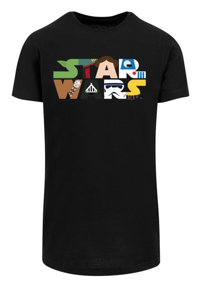 Рубашка с коротким рукавом Herren Star Wars Character Logo with Shaped Long Tee